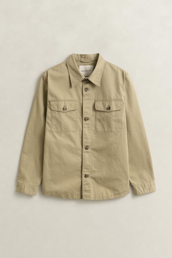 Reg Cotton Twill Overshirt