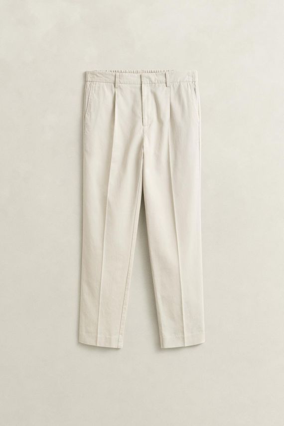 Slim Smart Cot Lyocell Pants