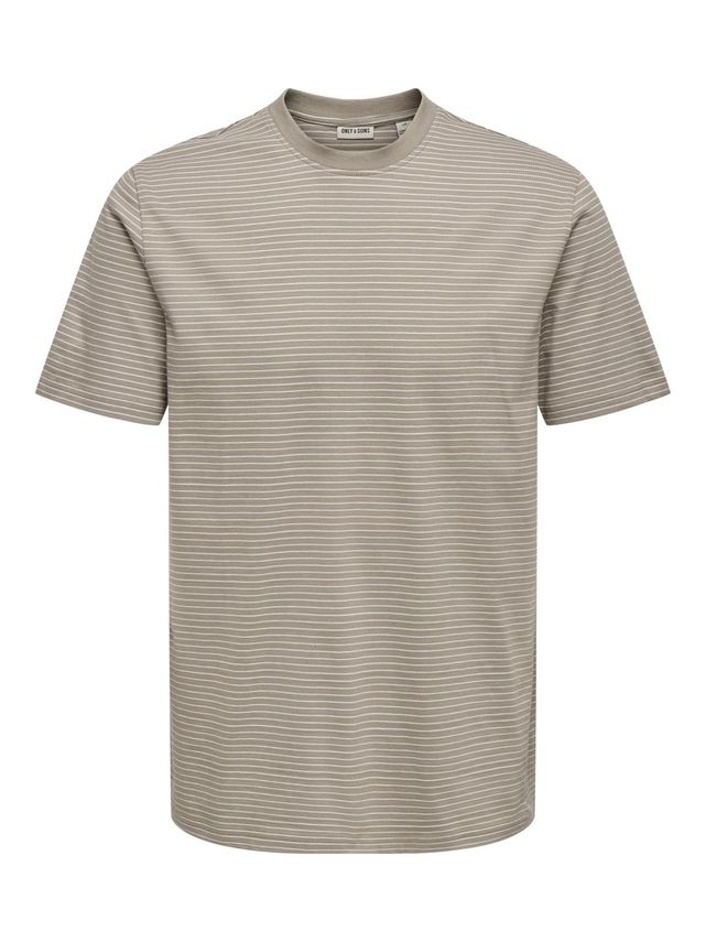 Onsfred Life Rlx Ss Stripe Tee Noos