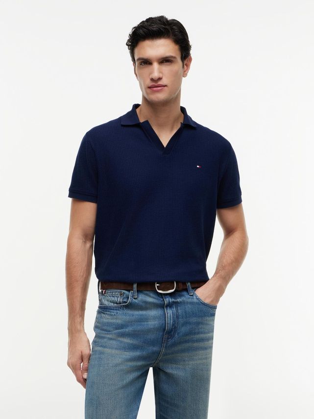 Jonny Collar Texture Reg Polo