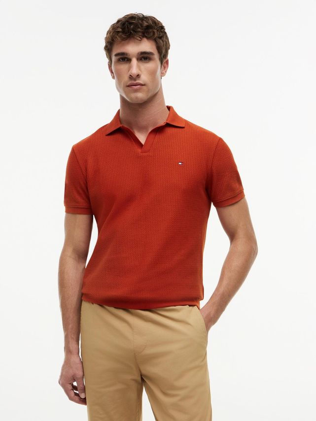 Jonny Collar Texture Reg Polo