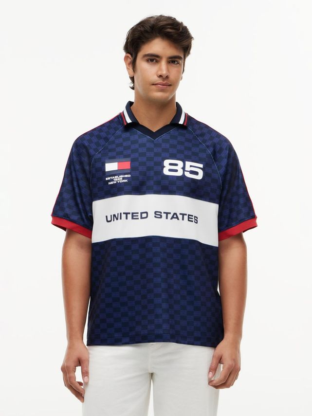 Countries Ss Pique Printed Rugby