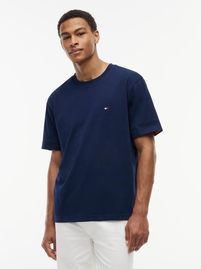 Sail Mix Media Cuff Regular Tee