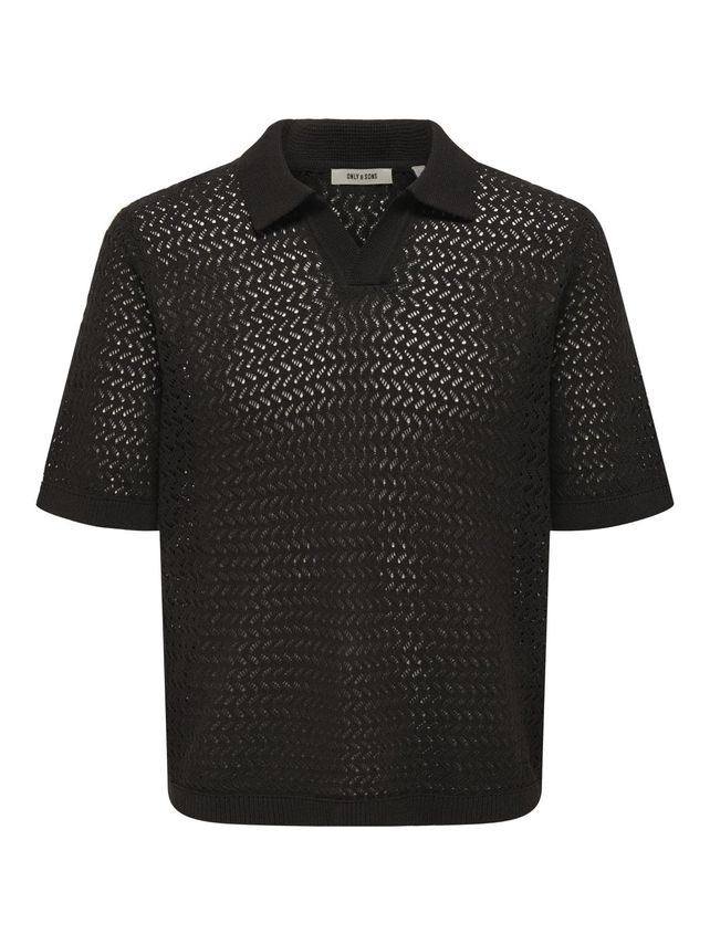 Onsnyle 5 Ss Split Polo Knit
