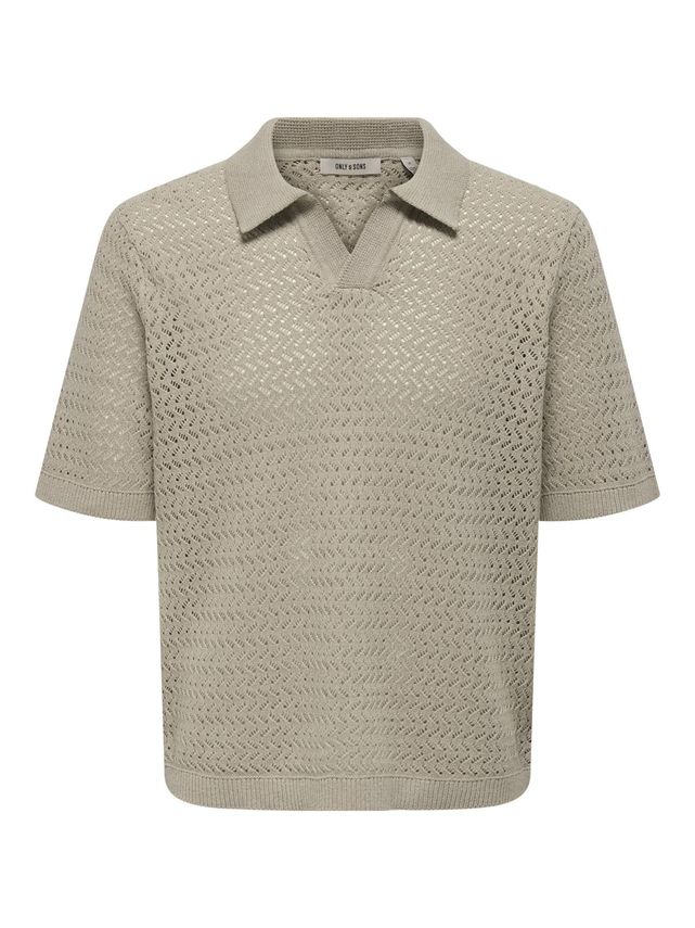 Onsnyle 5 Ss Split Polo Knit