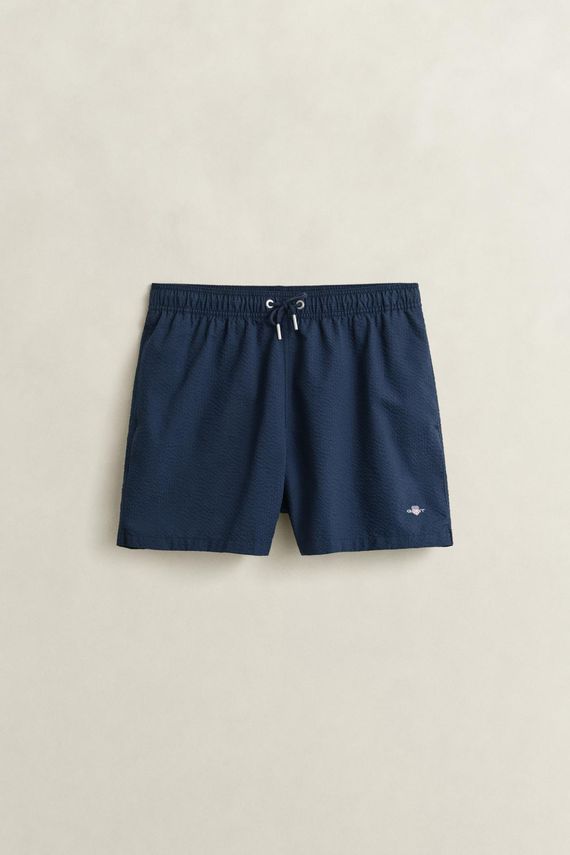 Seersucker Swim Shorts