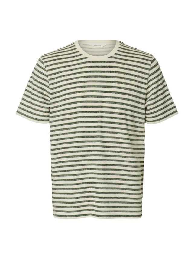 Slhkevin Stripe Ss O-neck Tee