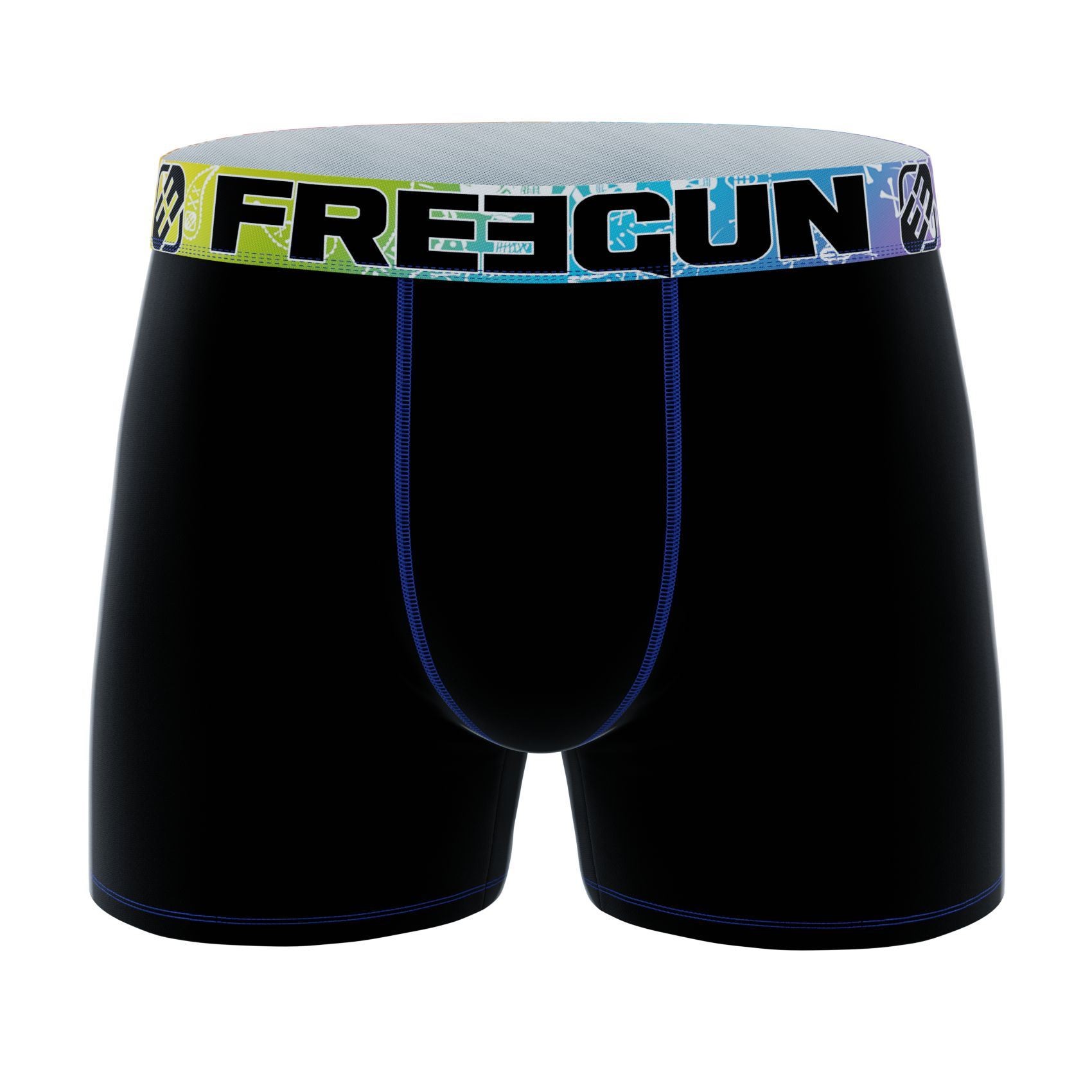 Rainbow Skulls Rem - Boxershorts - Freegun Microfiber