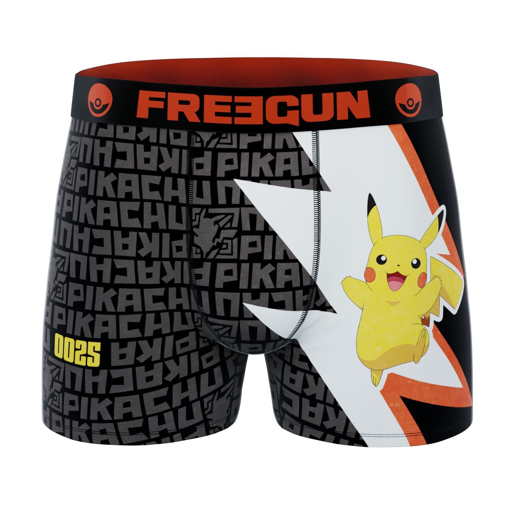 Pok? Mon Boxershorts - Pikachu Lightning 1 - Freegun Microfiber