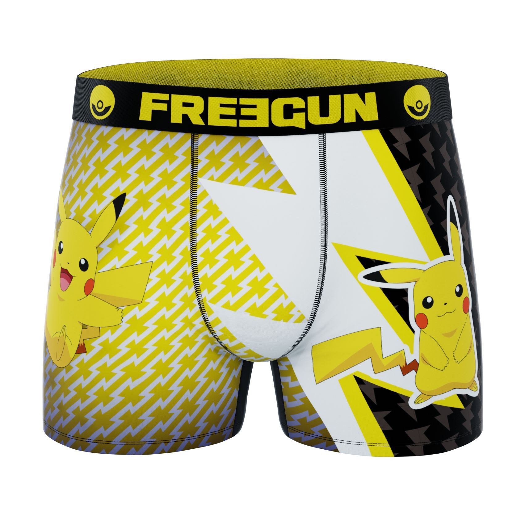 Pok? Mon Boxershorts - Pikachu Lightning 2 - Freegun Microfiber