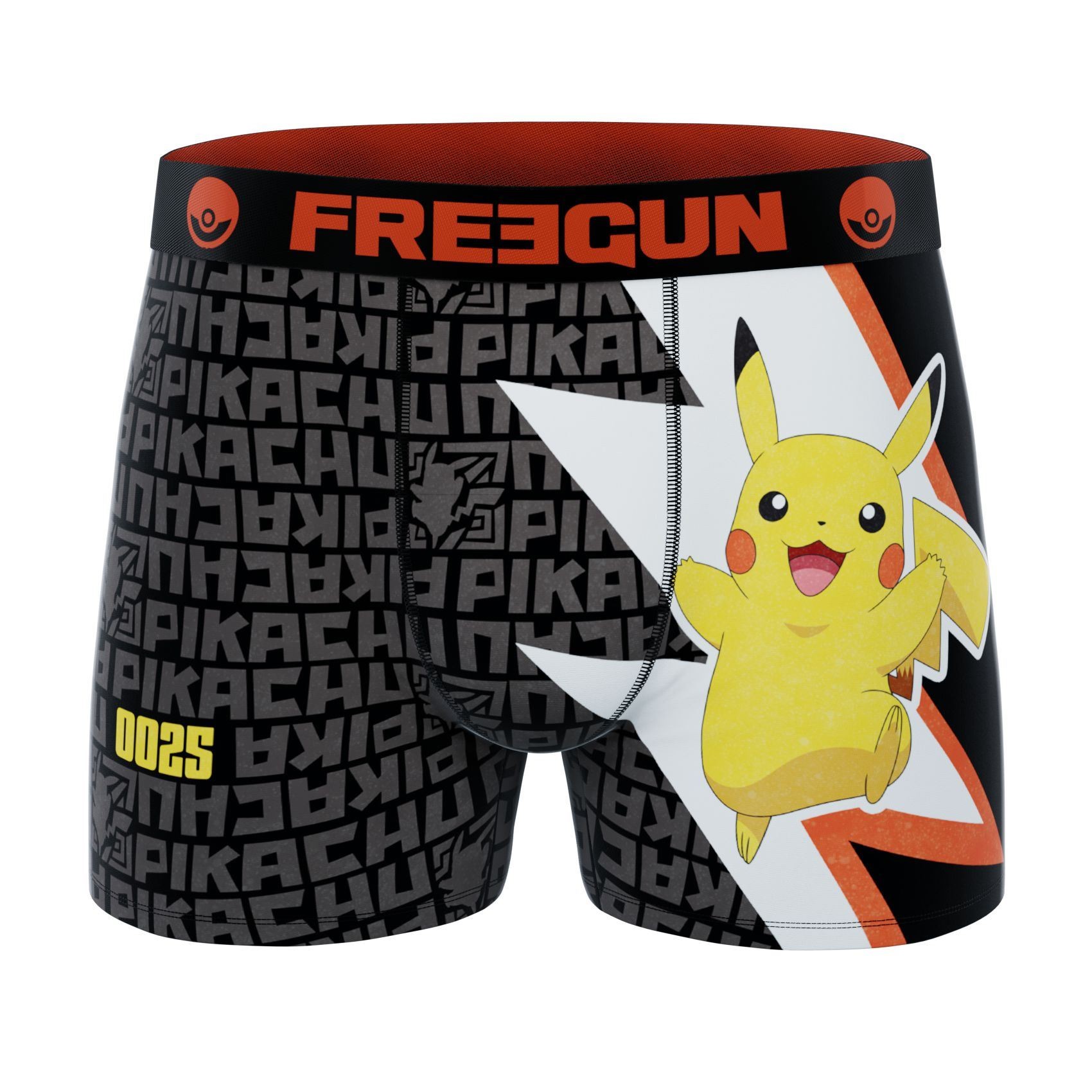 Pok? Mon Drenge Boxershorts - Pikachu Lightning 1 - Freegun Microfiber