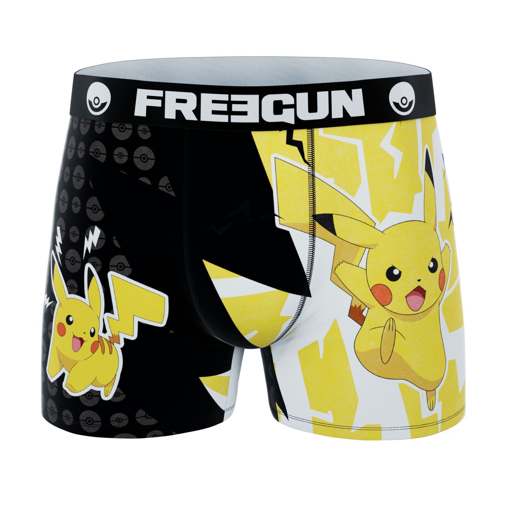 Pok? Mon Drenge Boxershorts - Pikachu Lightning 2 - Freegun Microfiber