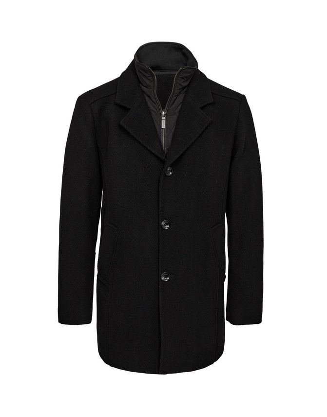 Mens Wool Coat Modern Fit