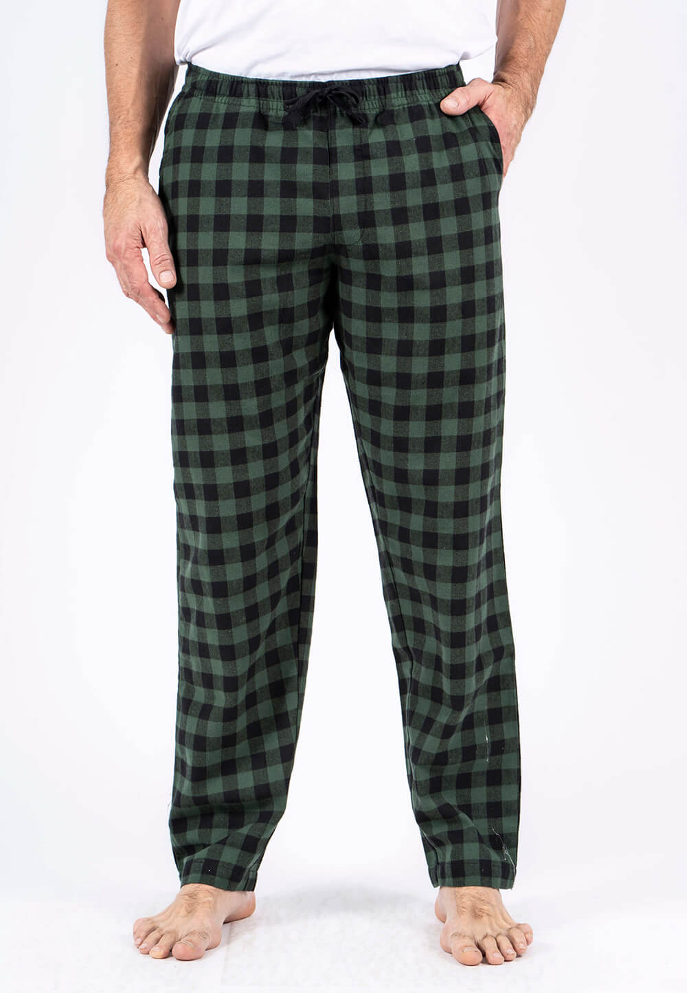 Pre End - Pyjamas Bukser I Sort Grøn Tern