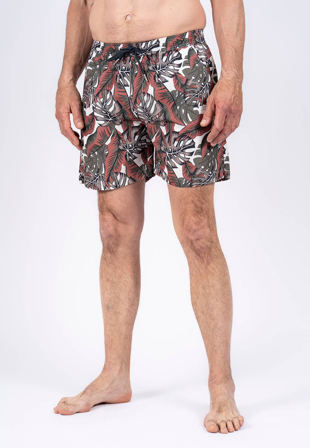 Pre End - Cancun Swimshorts Med Print I Grøn Orange