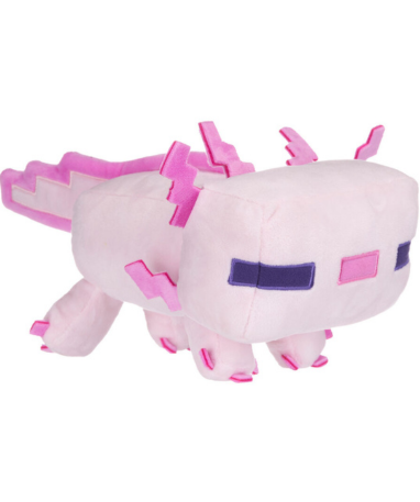 Minecraft Axolotl Bamse - 30 Cm