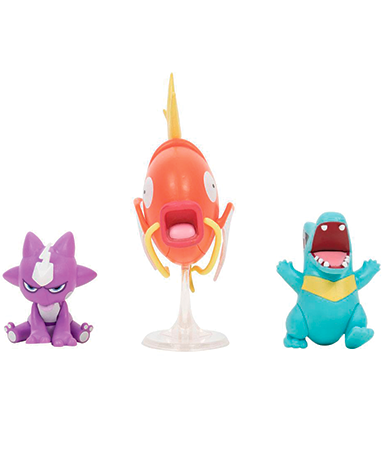 Totodile  Toxel  Magikarp 5 Cm Figurer - Pokemon