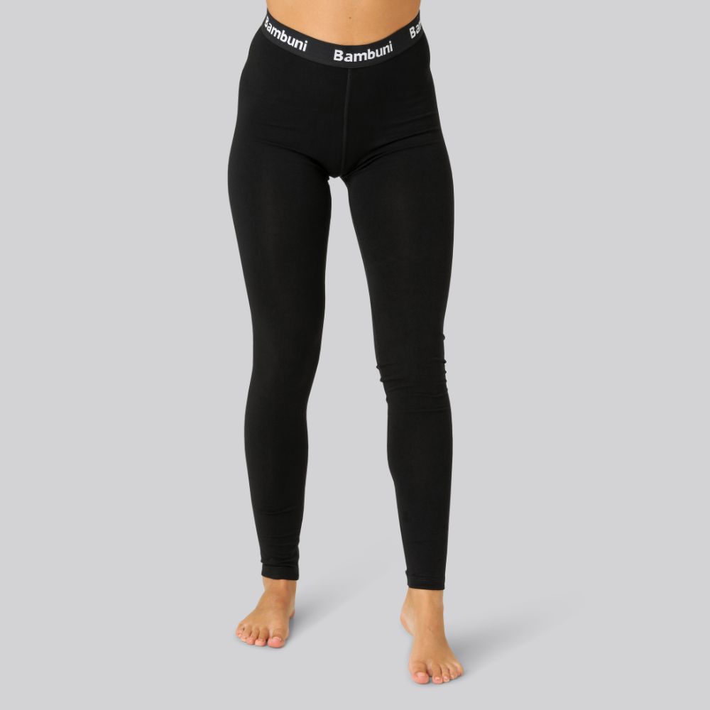 Bambus Leggings I Sort Til Kvinder
