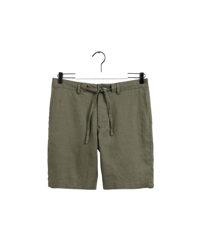 D2  Relaxed Linen Ds Shorts In