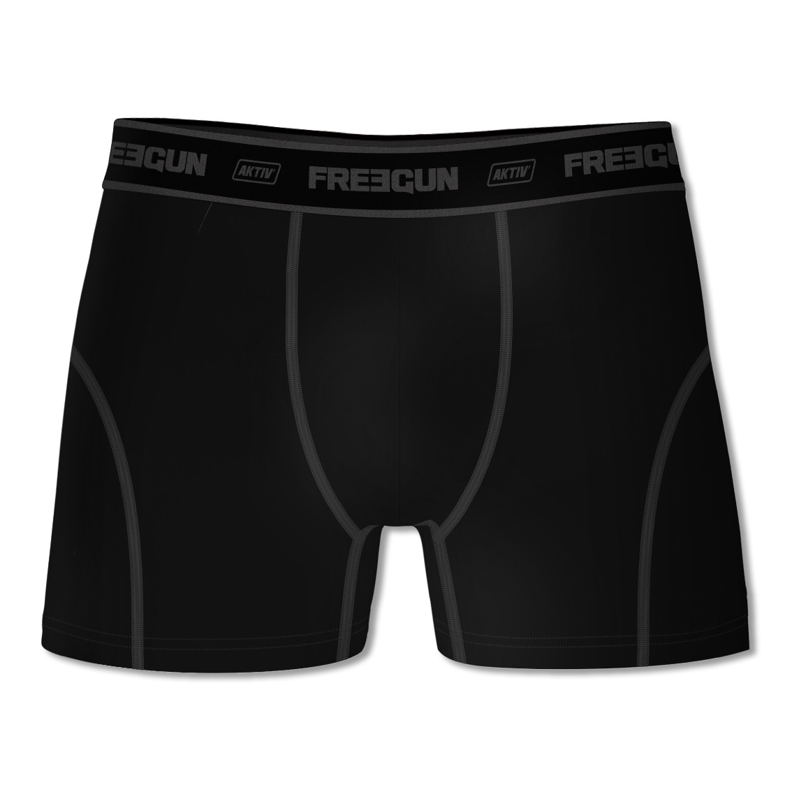 Freegun Sports Boxershorts I Microfiber - Sort Grå