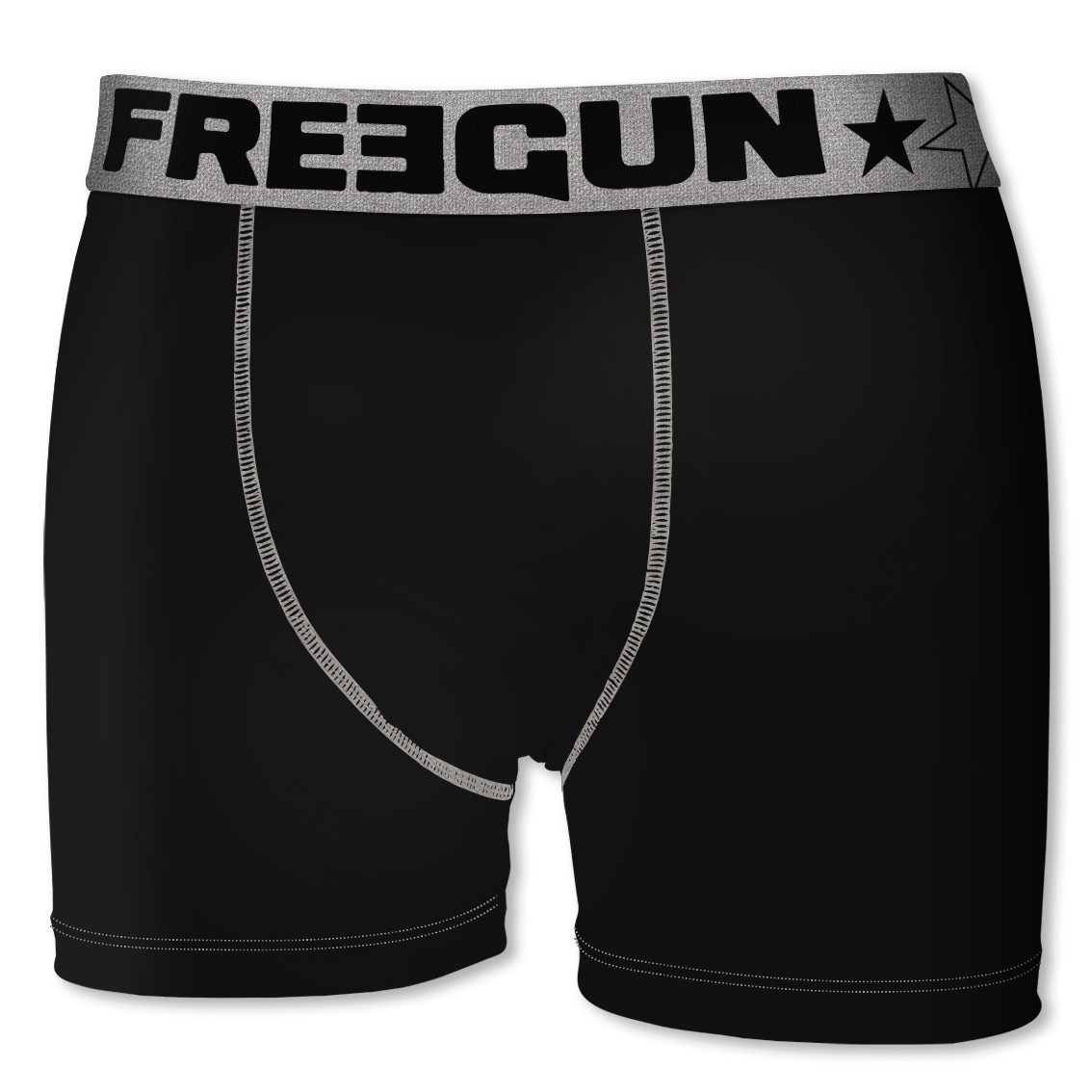 Freegun Boxershorts I Microfiber - Metallic Sølv