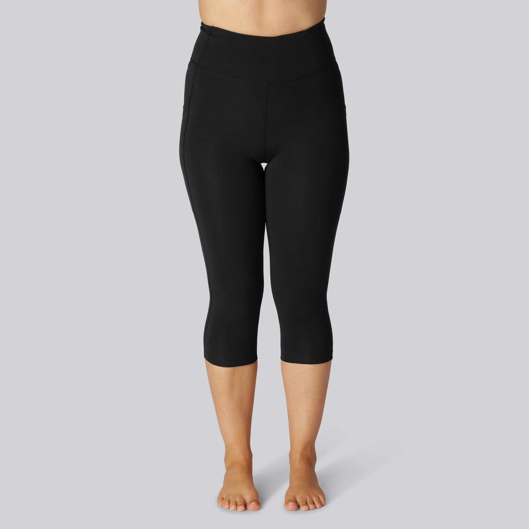 Bambus Fitness 3 4 Tights I Sort Til Damer