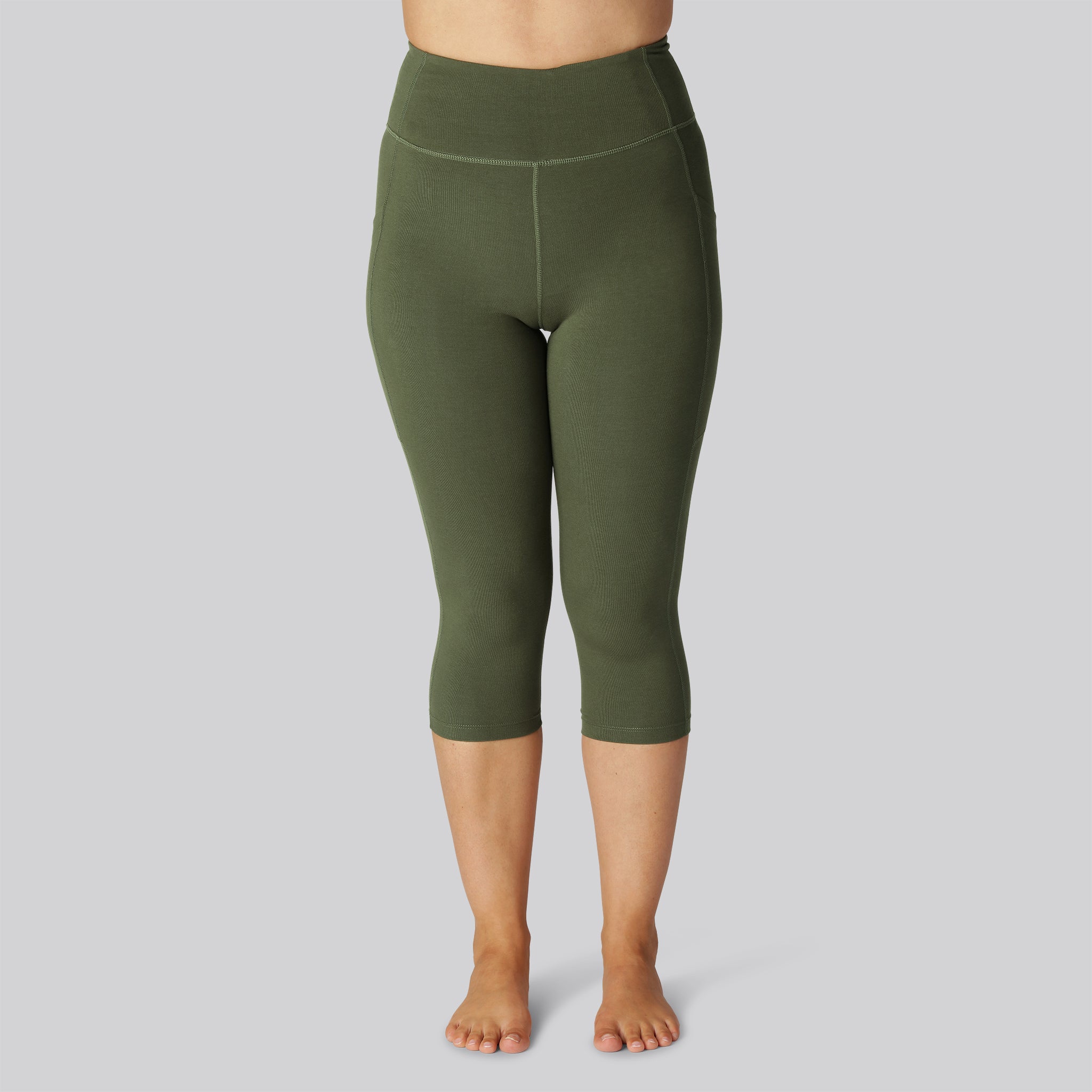Bambus Fitness 3 4 Tights I Grøn Til Damer