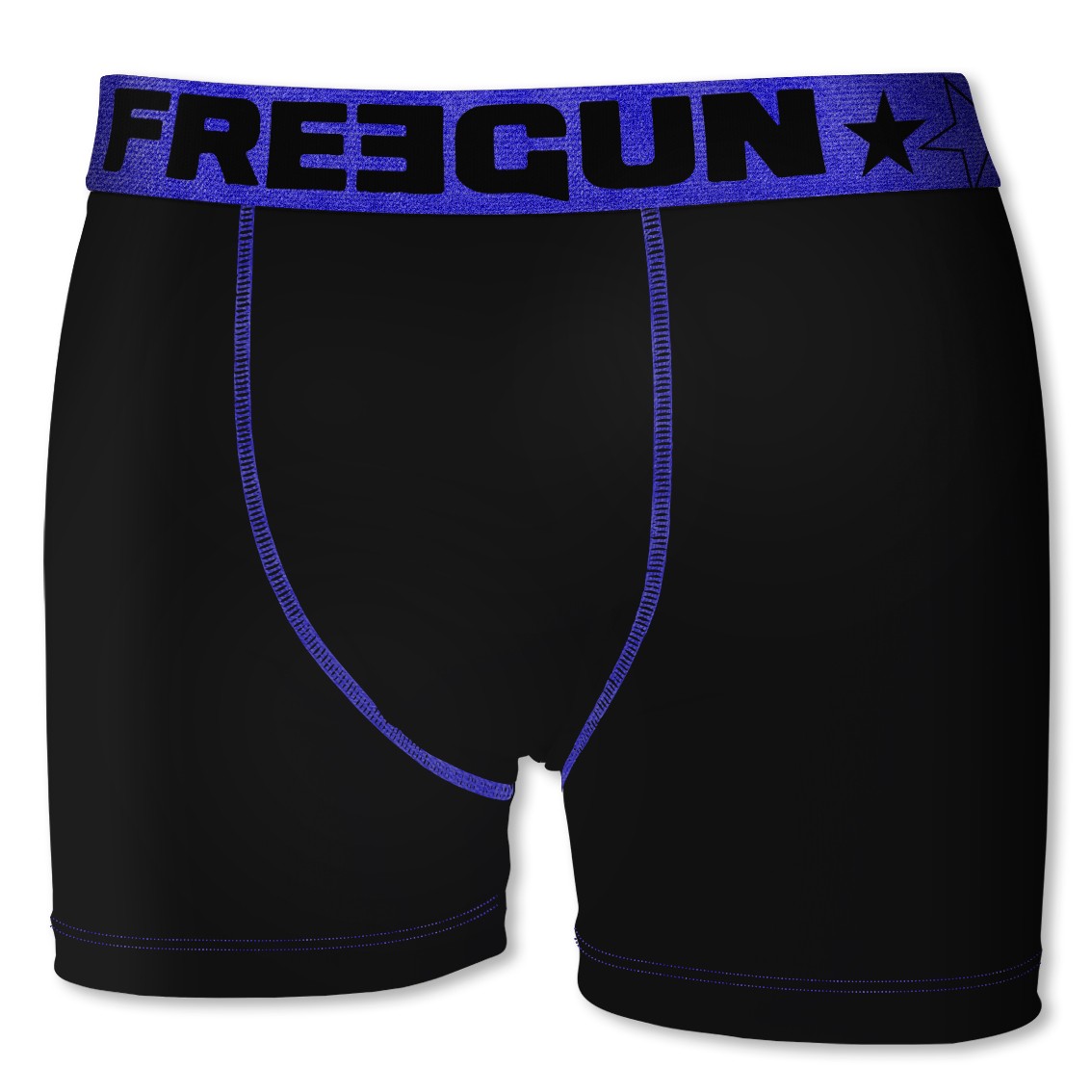 Freegun Boxershorts I Microfiber - Metallic Blå