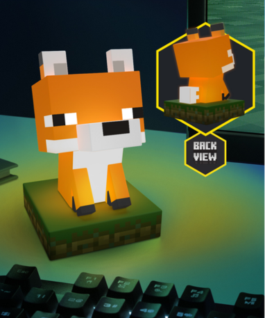 Minecraft Ræv Figur   Lampe