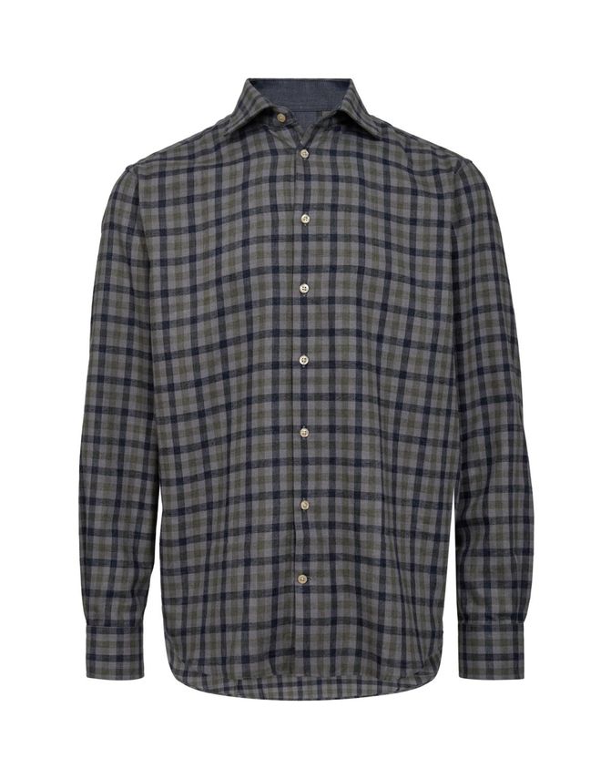 Modern Fit L S Twill Shirt
