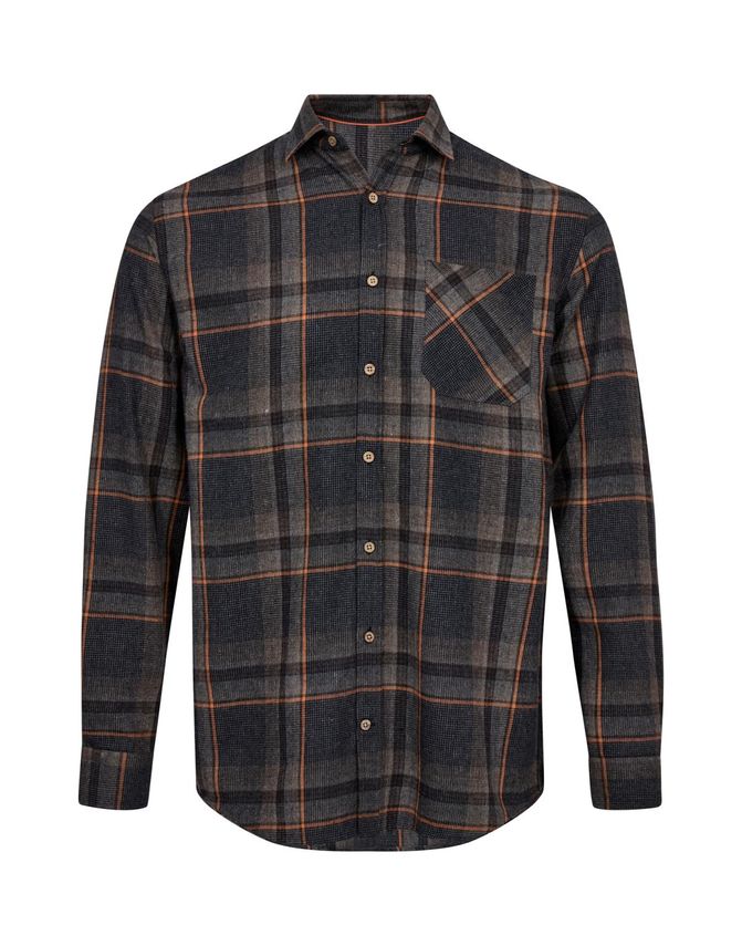 Flannel Shirt L S Modern Fit