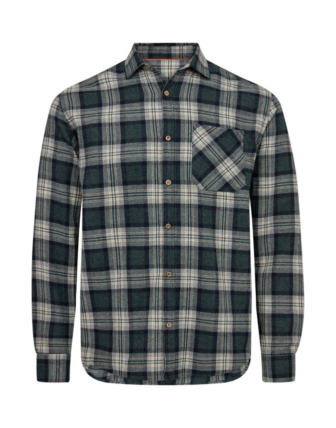 Flannel Shirt L S Modern Fit