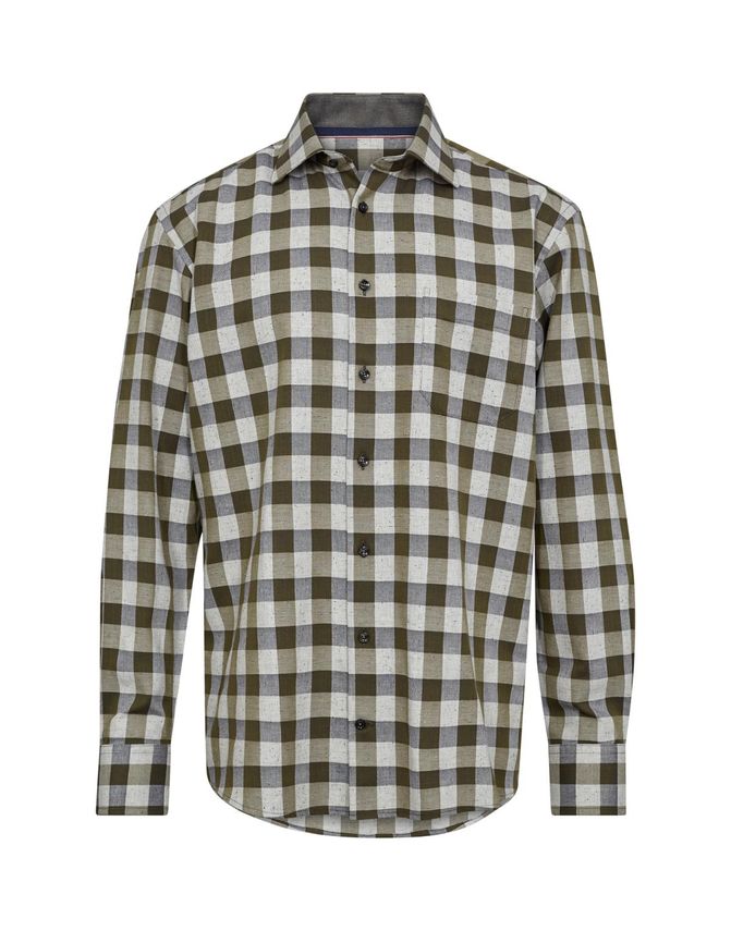 Mens Shirt L S Regular Fit
