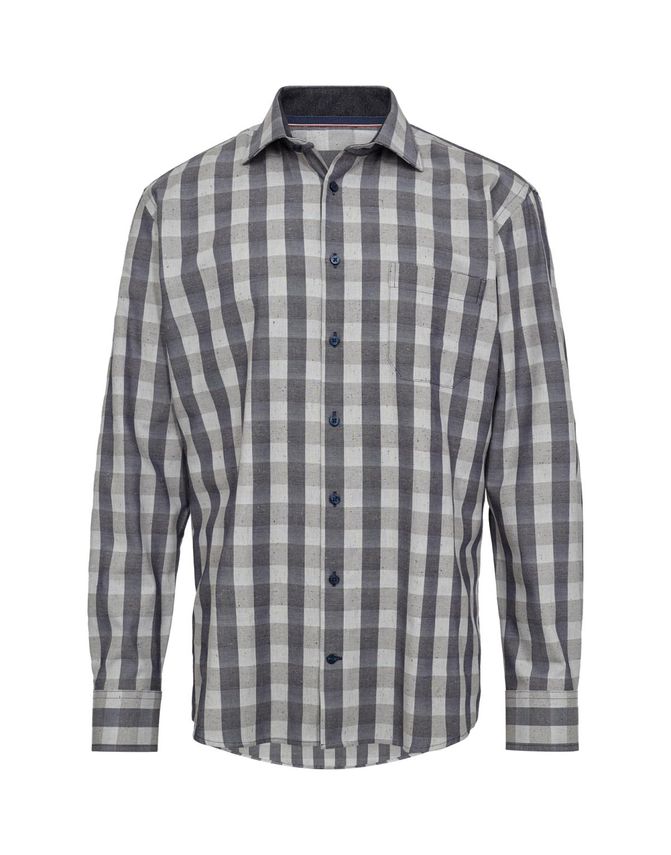 Mens Shirt L S Regular Fit
