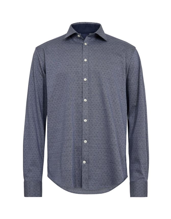 Knitted Shirt L S Modern Fitting