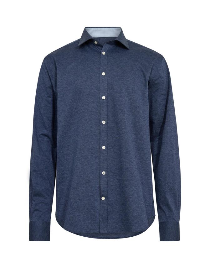 Knitted Shirt L S Modern Fitting