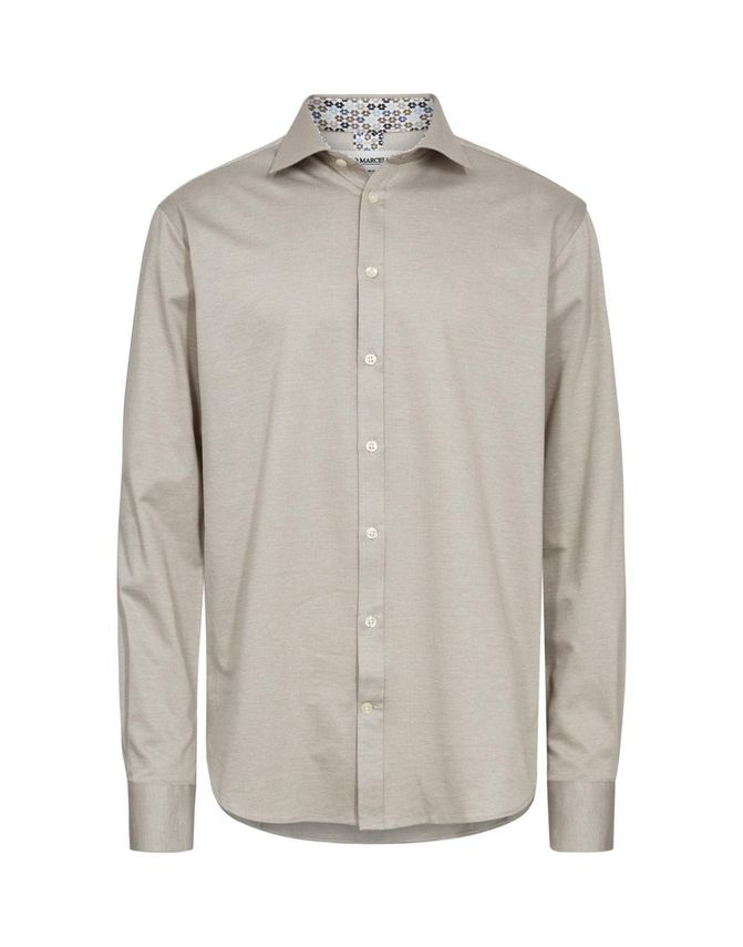 Knitted Shirt L S Modern Fitting