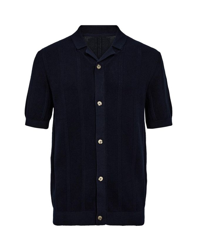 Mens S S Knit Modern Fit