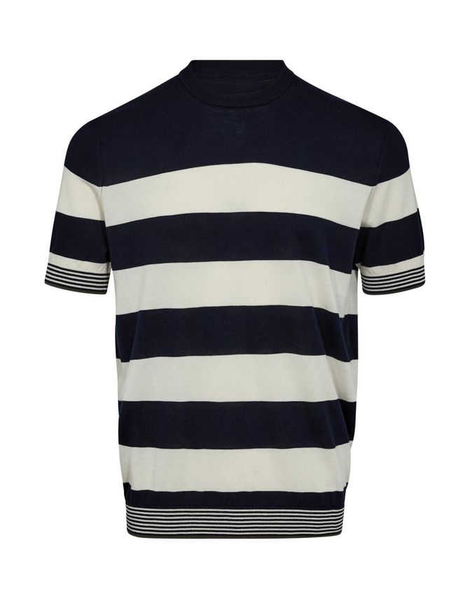 Mens O-neck Knit Modern Fit