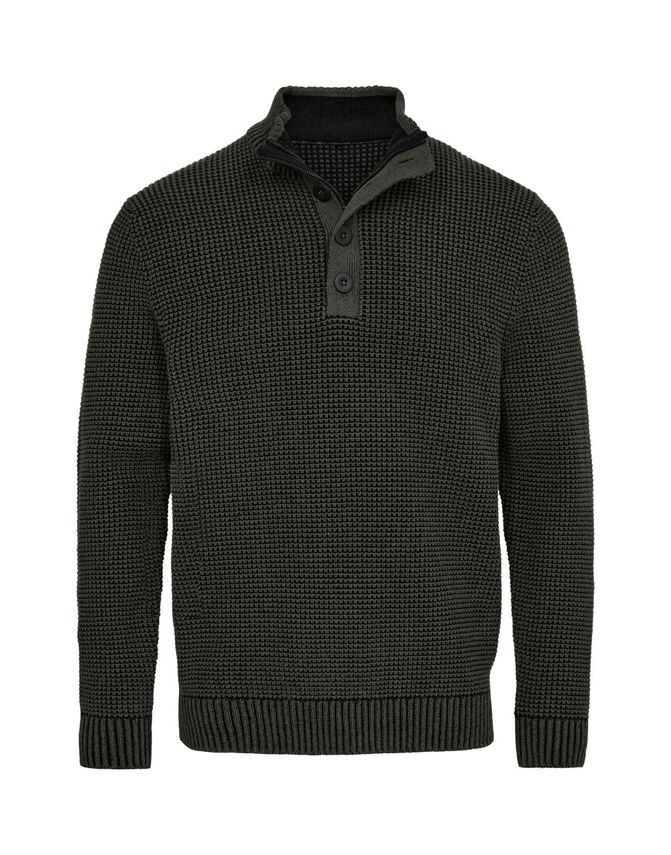 Regular Knit Fit W  Buttons