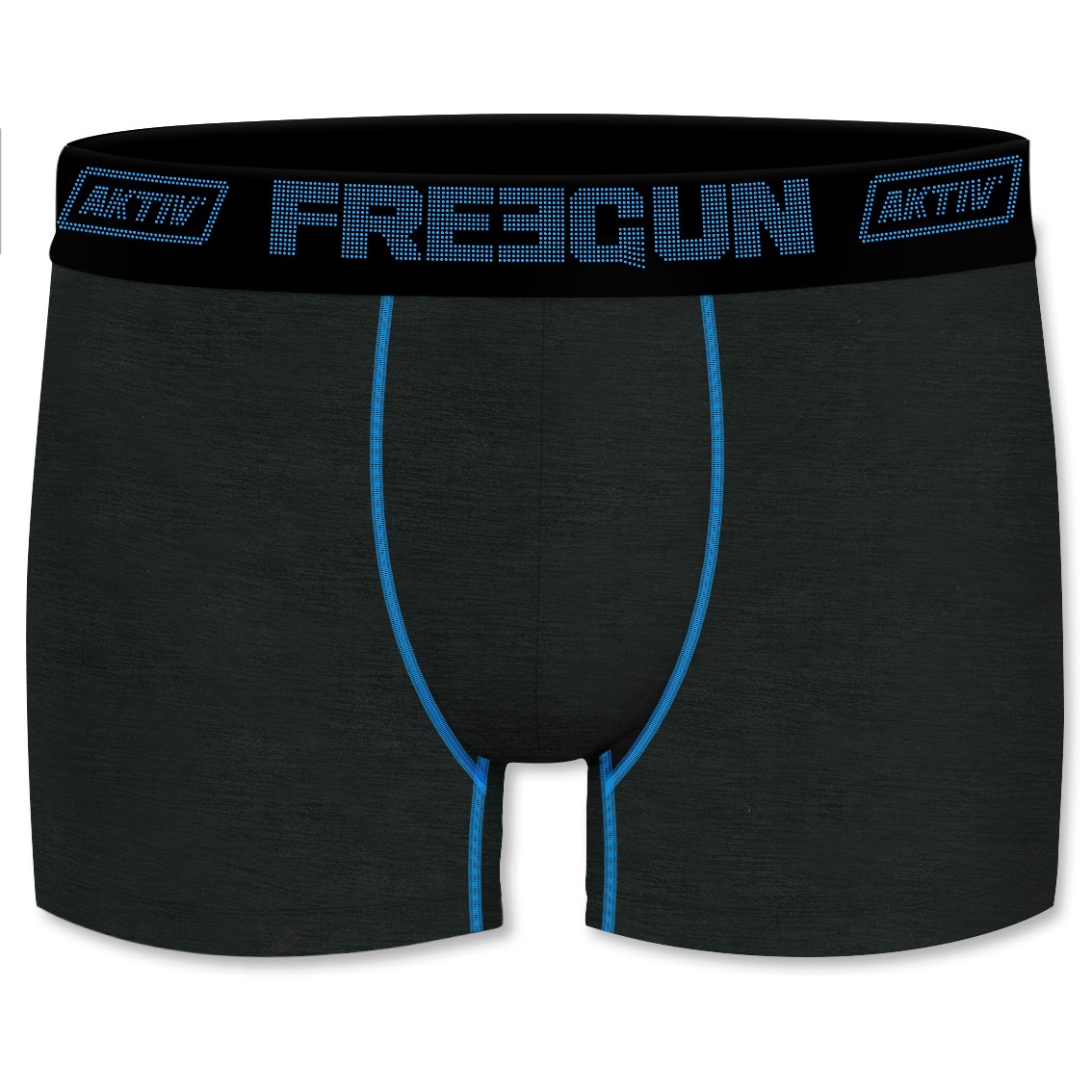 Sports Boxershorts I Microfiber - Sort Blå - Freegun