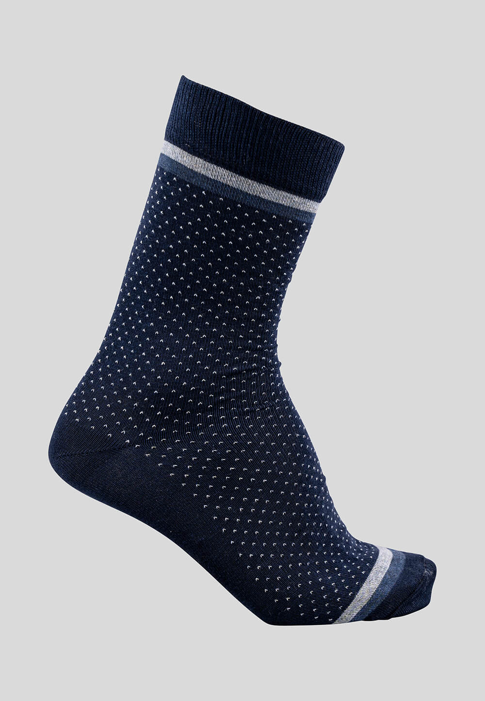 Pre End - Mønstret Strømper I Navy