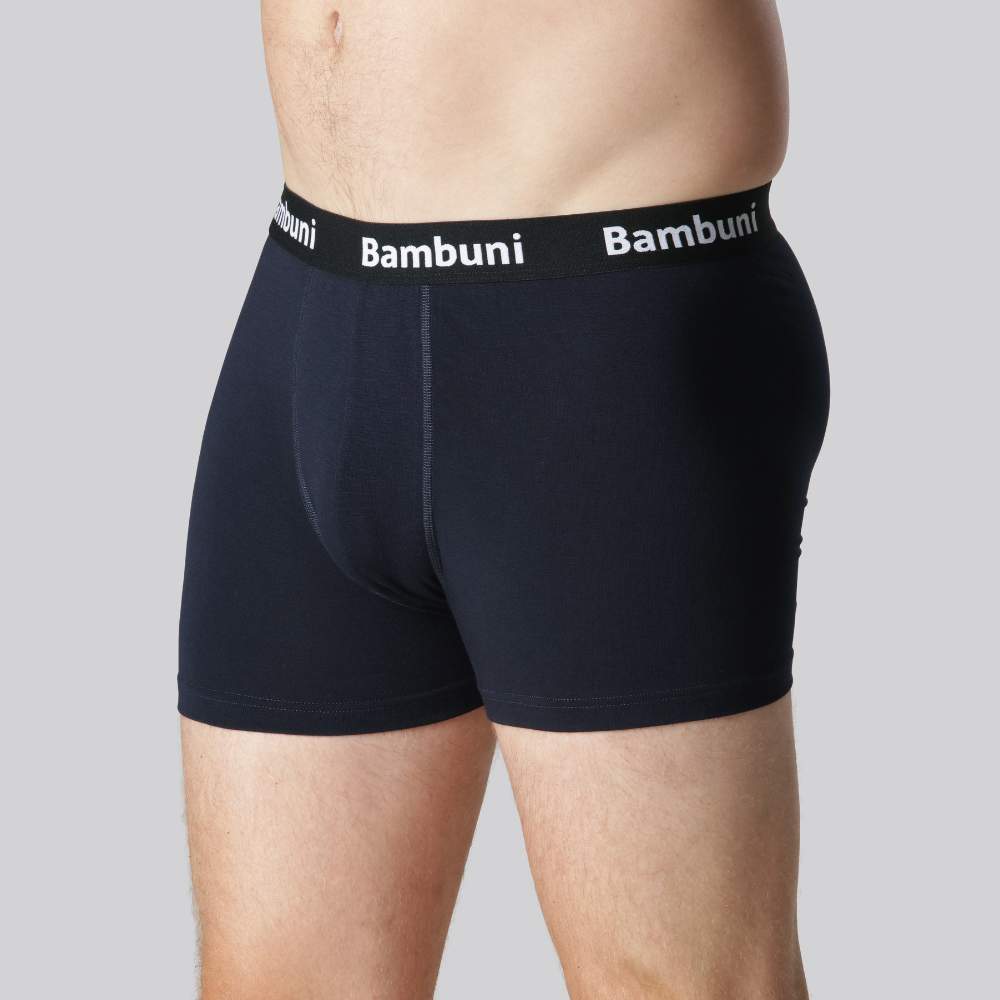 Bambus Underbukser I Navy Blå Til Mænd