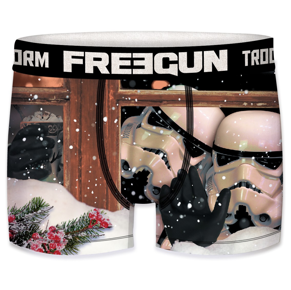 Stormtrooper - Julehygge - Star Wars - Freegun Microfiber Boxershorts