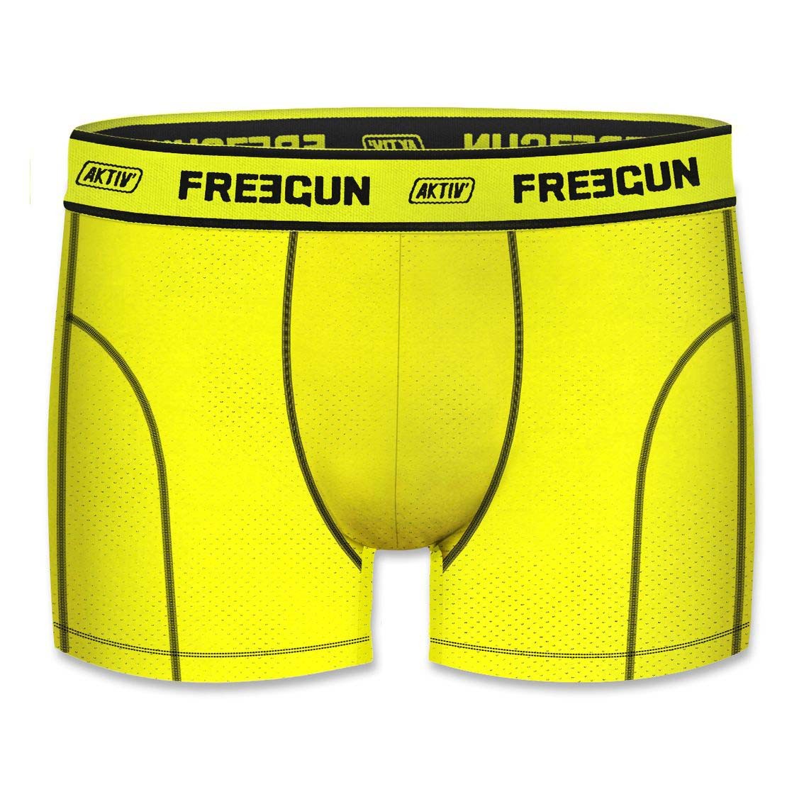 Sports Boxershorts I Microfiber - Gul Mesh - Freegun