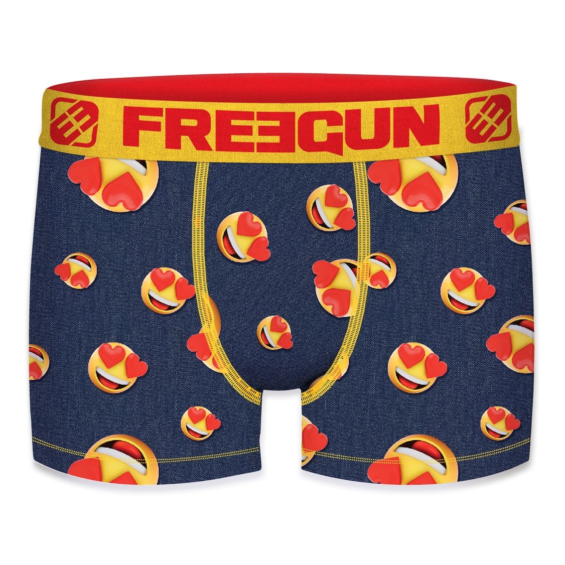 Microfiber Boxershorts - Emoji 2 - Freegun