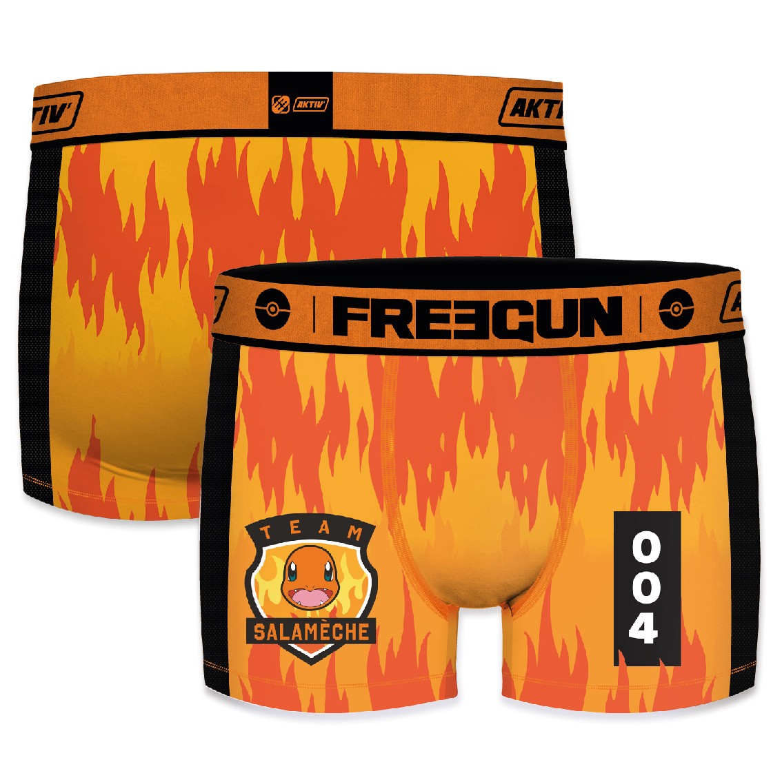 Charmander Pok? Mon Active - Freegun Microfiber Boxershorts