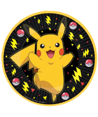 Pokemon Thunder Paptallerkner - 8 Stk