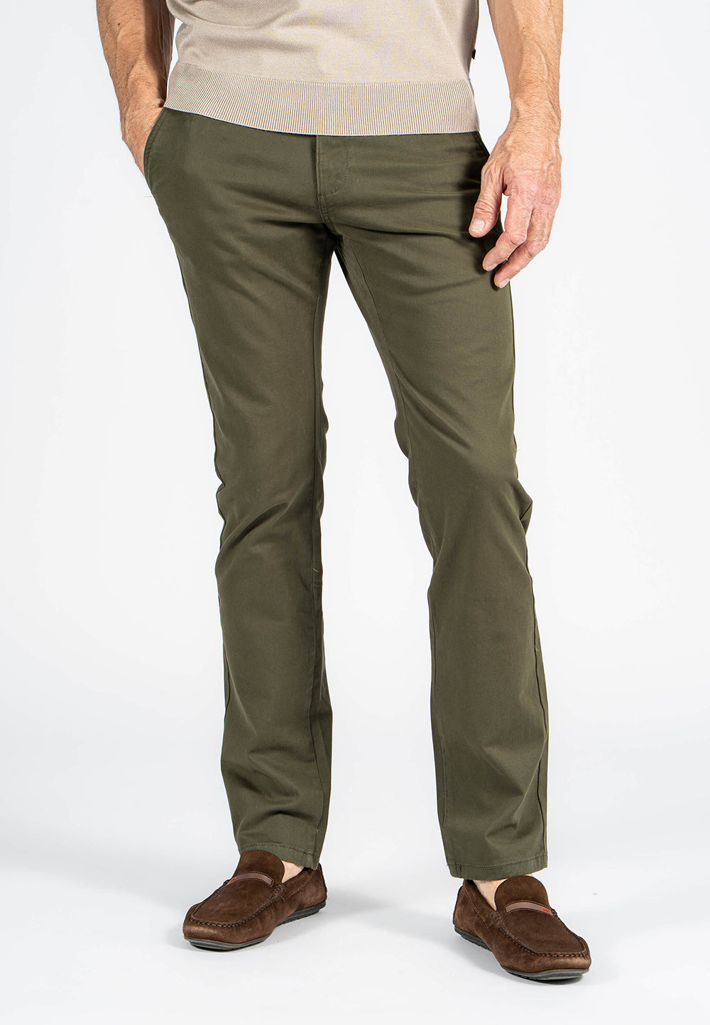 Pre End - Becker Chino Pants I Army