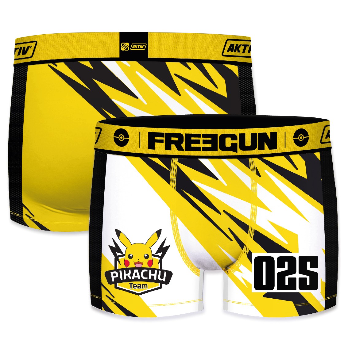 Pikachu Pok? Mon Active - Freegun Microfiber Boxershorts